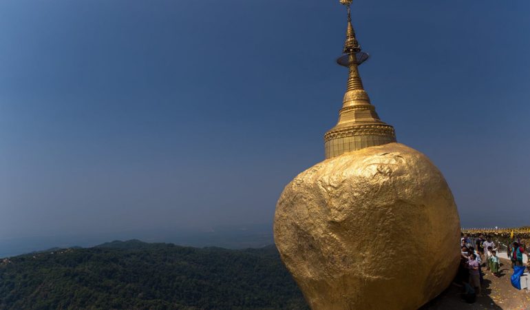 Trip to the Golden Rock Pagoda